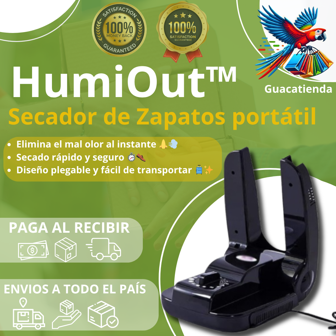 HumiOut™ Secador de Zapatos portátil