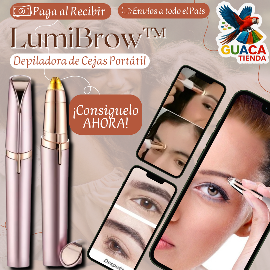 LumiBrow™ Depiladora de CEJAS PORTATIL
