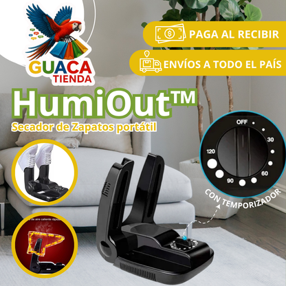 HumiOut™ Secador de Zapatos portátil